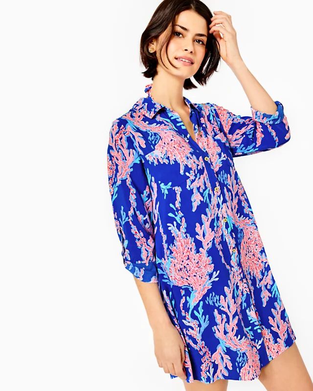 Natalie Shirtdress Cover-Up | Lilly Pulitzer | Lilly Pulitzer