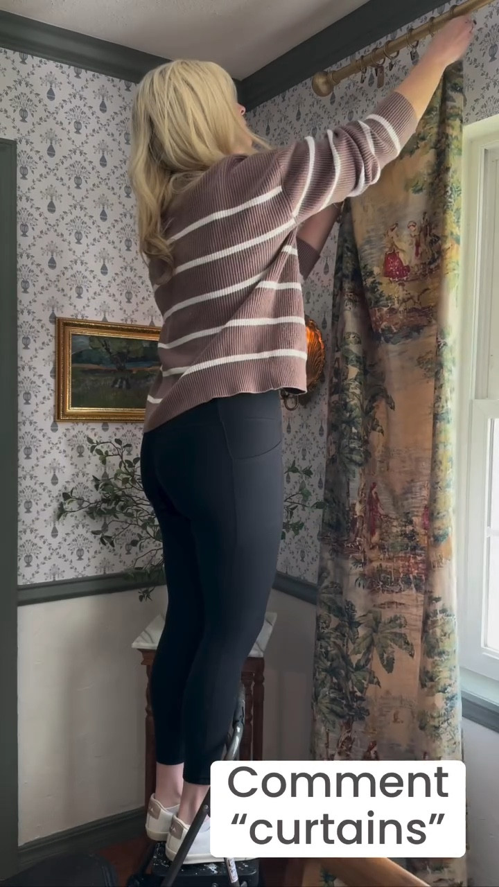 ✨✨why change a good thing, right?? I contemplated new curtains in here since I was adding new wallpaper, but these toile beauties have been with me for quite awhile. And, let’s face it… mixing and matching prints is what I love best. Comment “curtains” and I’ll send you a link. Toile is classic and timeless and chic. Happy evening, friends!!! 

Comment SHOP below to receive a DM with the link to shop this post on my LTK ⬇ https://liketk.it/4OFpM

#cottagecoreaesthetic #cottagestyle #cottagehome #frenchcountrystyle #englishcountry #heartandhome #loveyourhome #smmakelifebeautiful #vintagehome #antiquehome #mixerofstyles #vintagedecor #countryhome #toile #myhousebeautiful #bhghome #interiorstyling #interiors #homestyling #homestyledecor #curtains