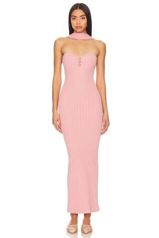 Nana Jacqueline Estelle Knit Dress in Pink from Revolve.com | Revolve Clothing (Global)