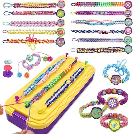 DDAI Arts and Crafts for Kids Age 8-12 Friendship Bracelet Making Kit for Girls - Best Birthday G... | Amazon (US)