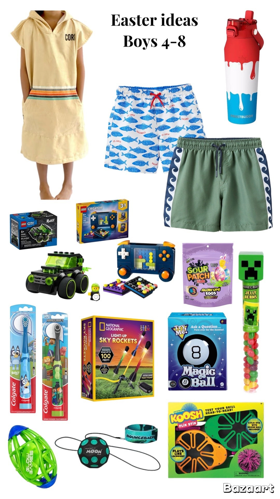 Easter basket ideas for boys 4-8. Easter baskets kids. 

#LTKKids #LTKSeasonal