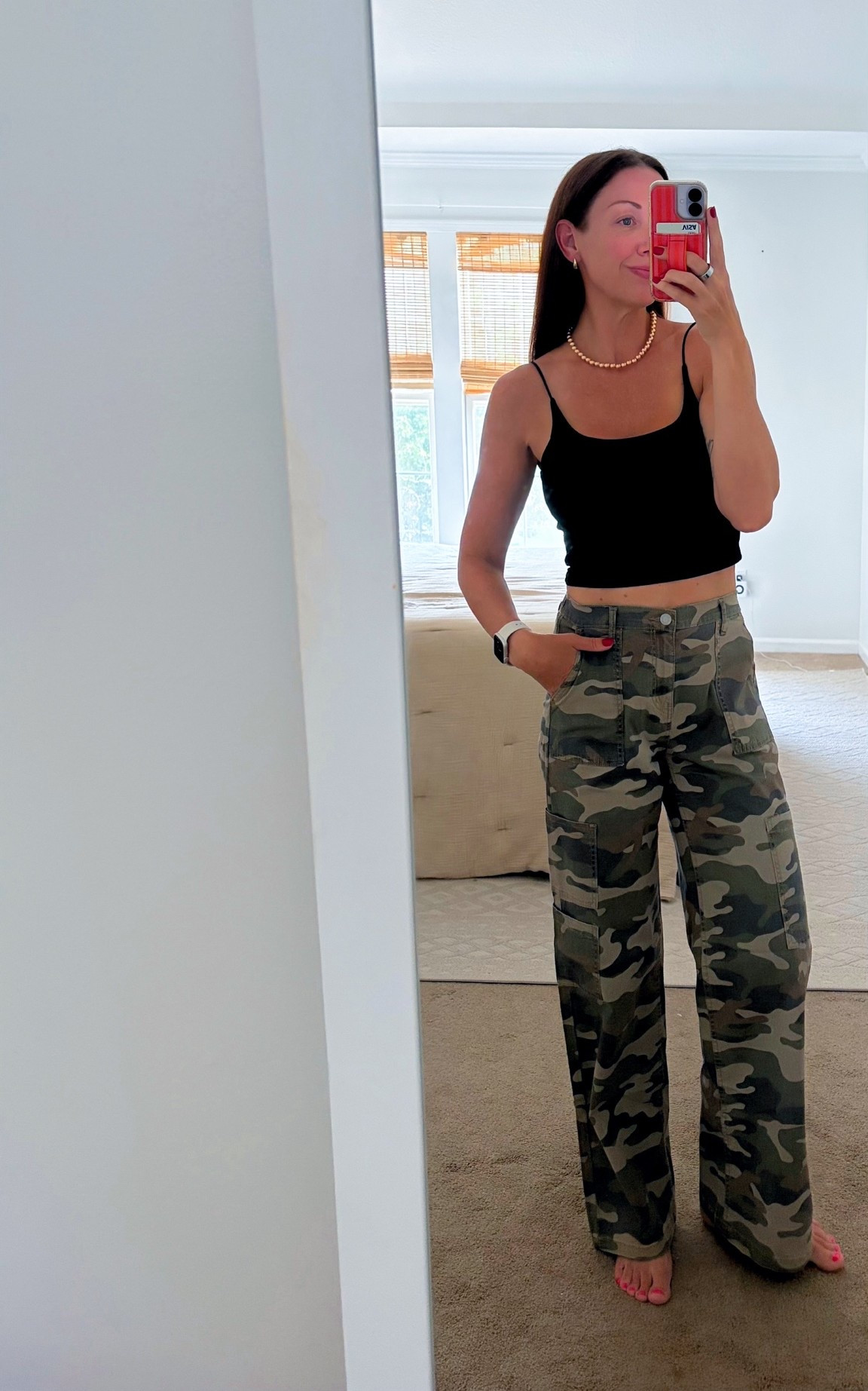 These $14 Walmart camo pants are sooooo good! 👏🏻👏🏻👏🏻
Wearing size XS in pants and medium in tank

#LTKgrwm #LTKootd #LTKOver40