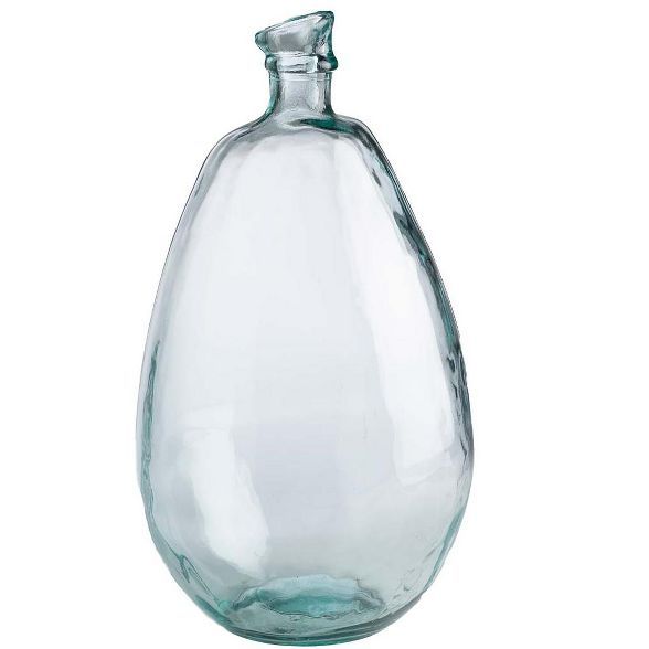 VivaTerra Recycled Tall Glass Balloon Vase, 19" | Target