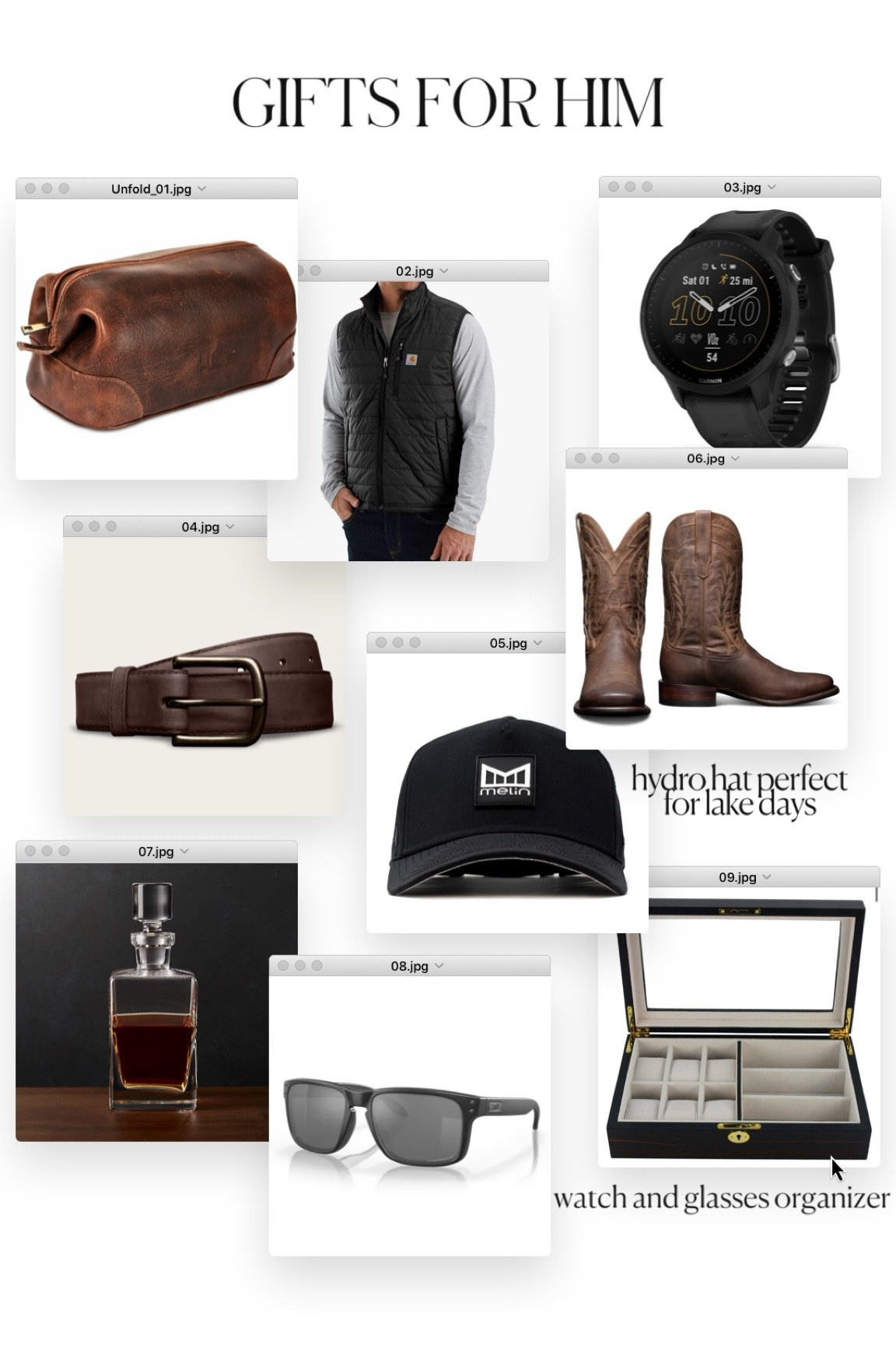 Holiday gift guide gifts for him 