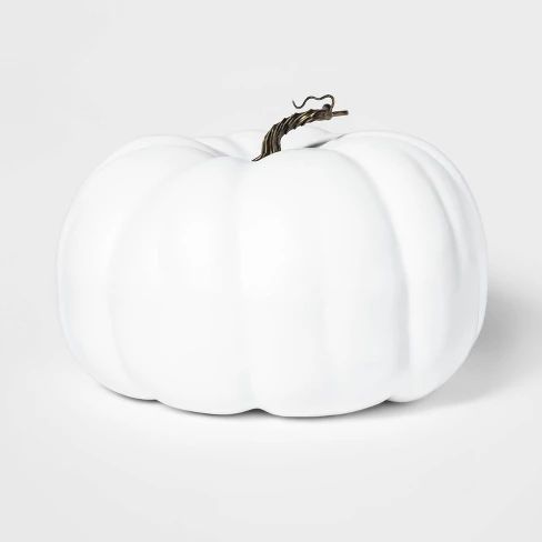 Painted Halloween Pumpkin Large White - Hyde & EEK! Boutique™ | Target