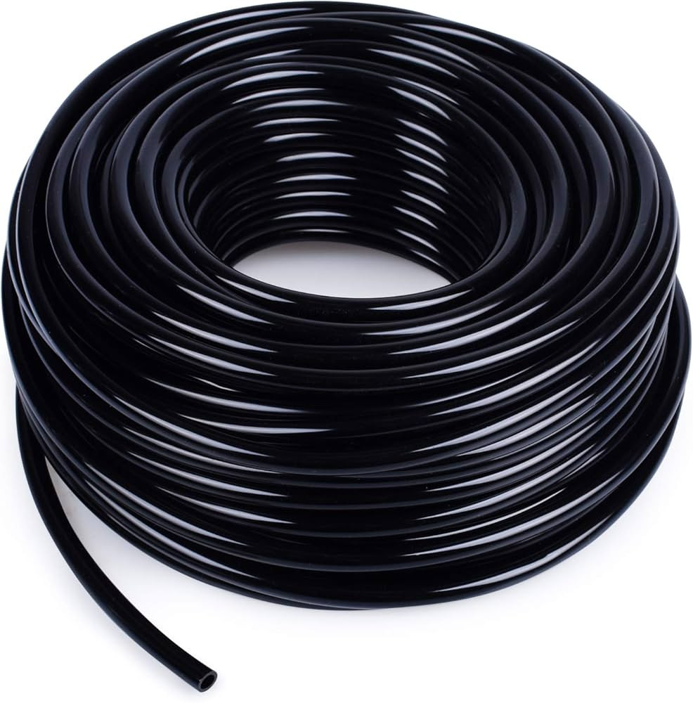 MIXC 100ft 1/4 inch Blank Distribution Tubing Drip Irrigation Hose Garden Watering Tube Line | Amazon (US)