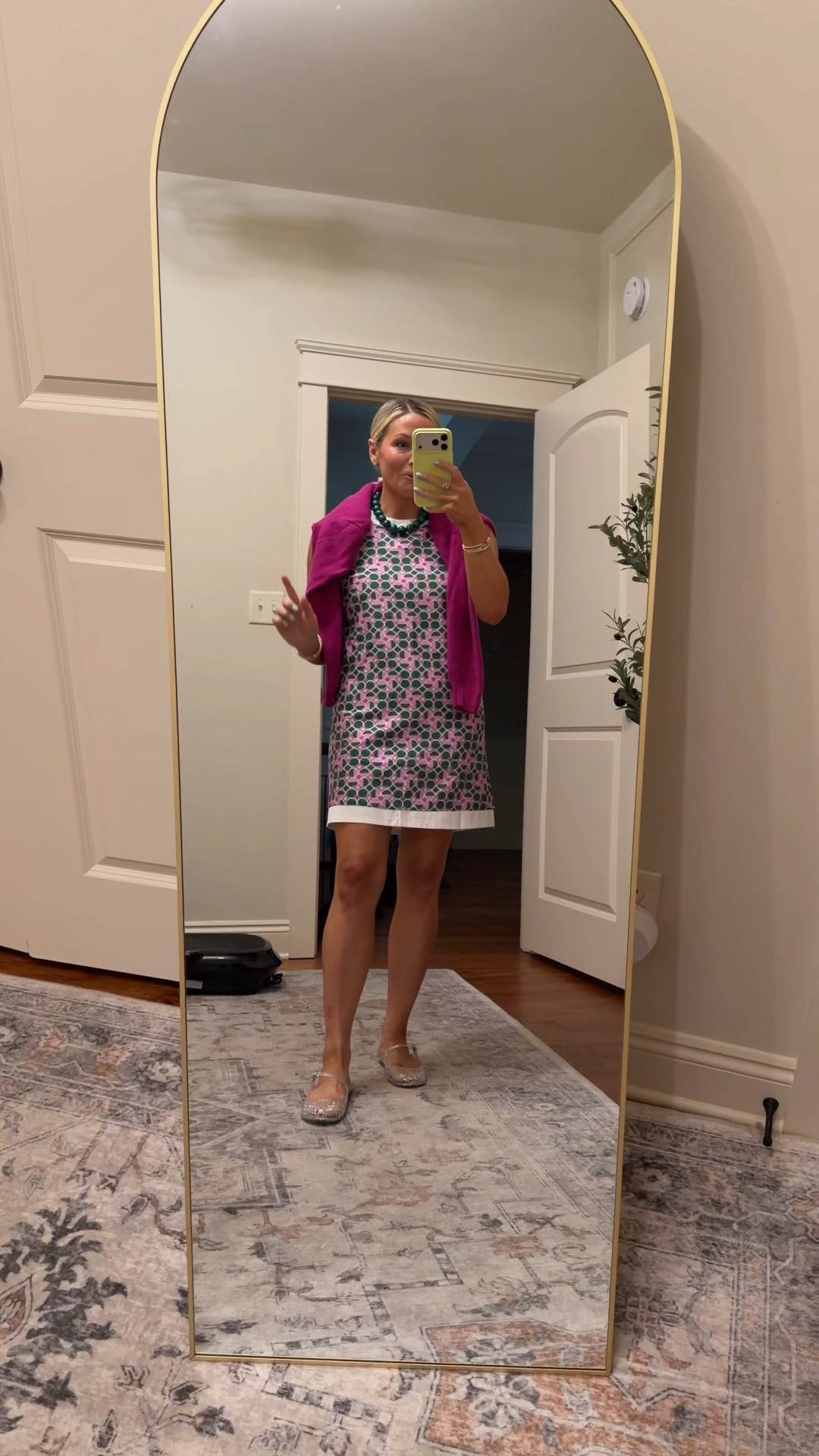 Wearing xsmall in dress! Flats run TTS! Use code BOBBI15 at Avara for a discount!

#LTKootd #LTKmomlife #LTKPetite