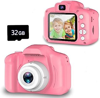 Seckton Upgrade Kids Selfie Camera, Christmas Birthday Gifts for Girls Age 3-9, HD Digital Video ... | Amazon (US)