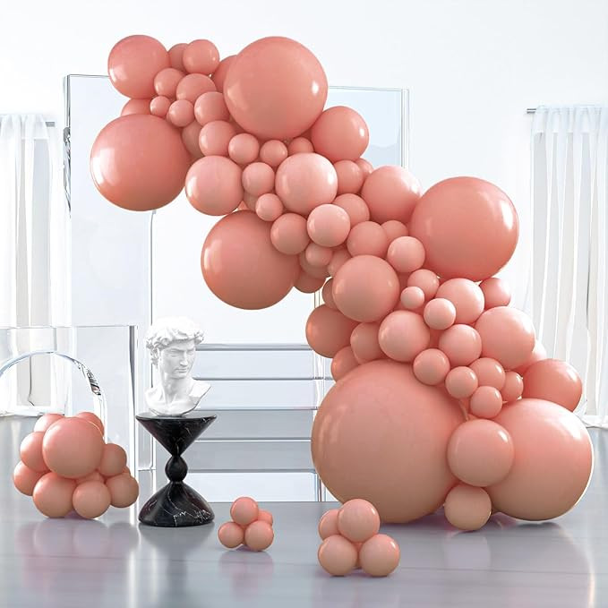 PartyWoo Blush Pink Balloons, 127 pcs Boho Pink Balloons Different Sizes Pack of 36 Inch 18 Inch ... | Amazon (US)