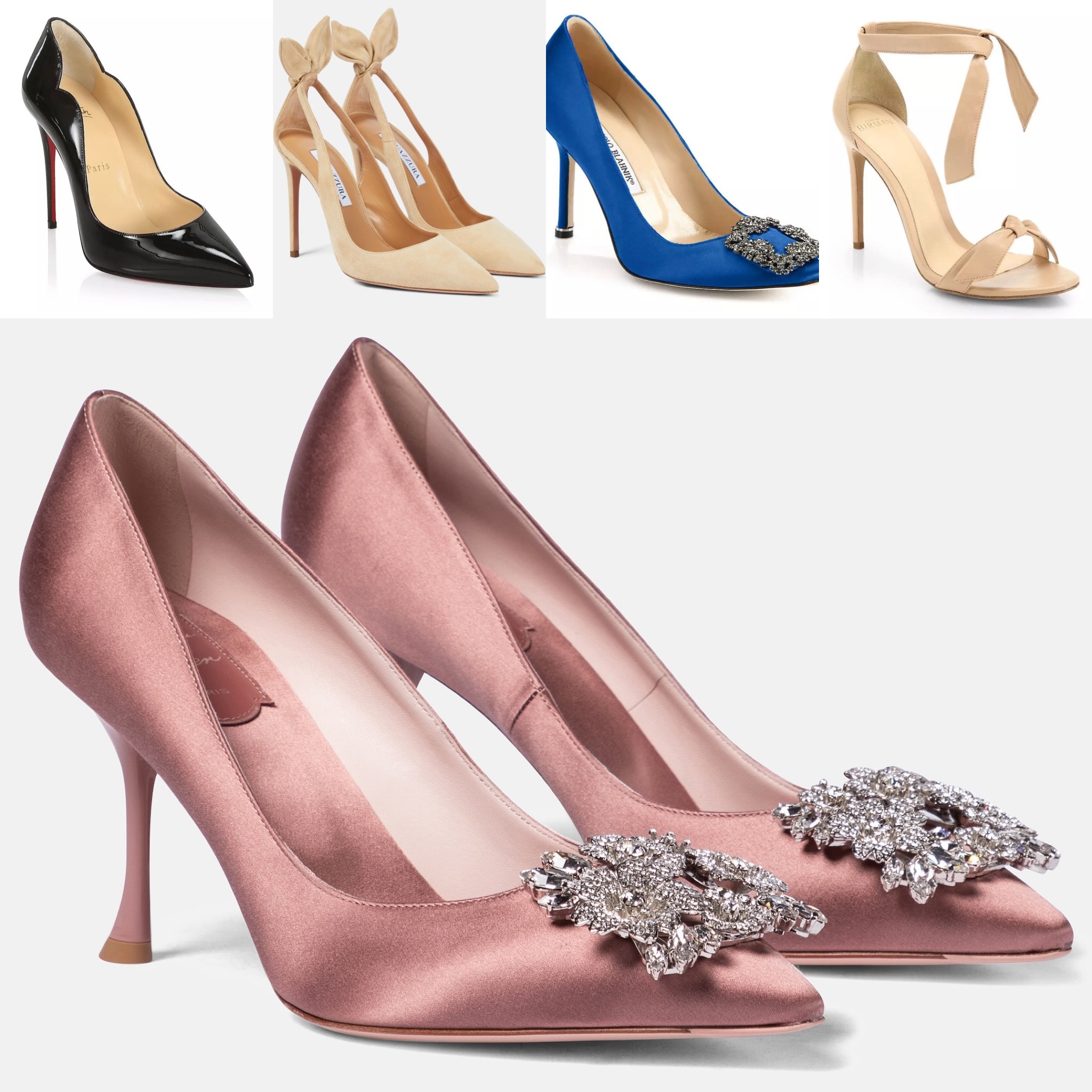 My top 5 comfortable high heels ever 🙌 tested through time and lots of walking 👠
#designerheels #designershoes #aquazurra #manolos #manoloblahnik #alexandrebirman #christianlouboutin #rogervivier

#LTKshoecrush #LTKwedding #LTKGiftGuide
