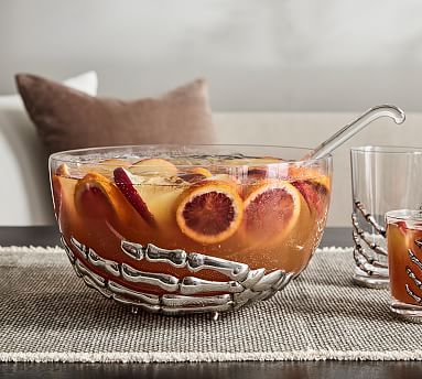 Skeleton Hand Punch Bowl with Ladle | Pottery Barn (US)