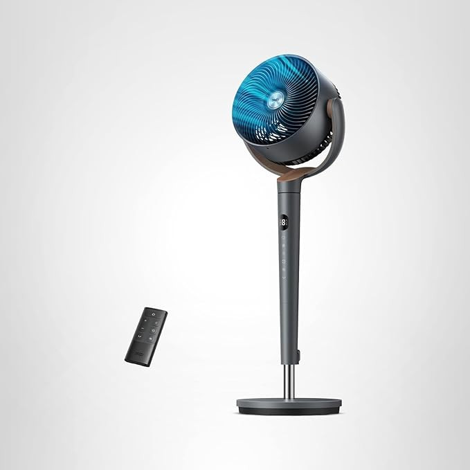 Dreo Fan for Bedroom, 120° Oscillating Standing Fans, Quiet Floor Fan with DC Motor, 100ft Pedes... | Amazon (US)