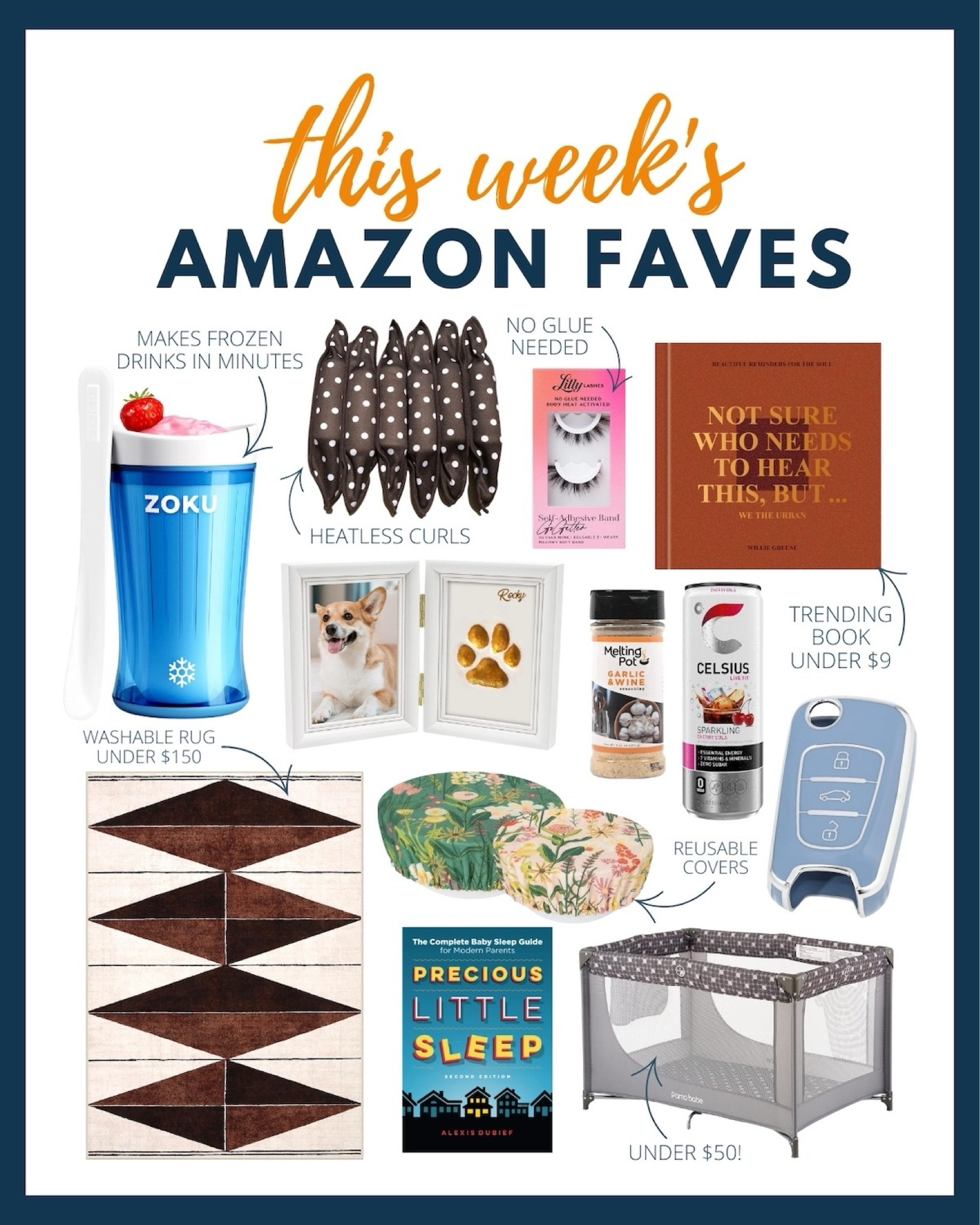 Shop our team favorites on Amazon right now! 🤩 From books, our team is currently loving, washable rugs, heatless curls, and a cup that makes frozen drinks in minutes while just sitting on your counter – there is something everyone will love on this month’s list!

#LTKHome #LTKFamily #LTKFindsUnder50