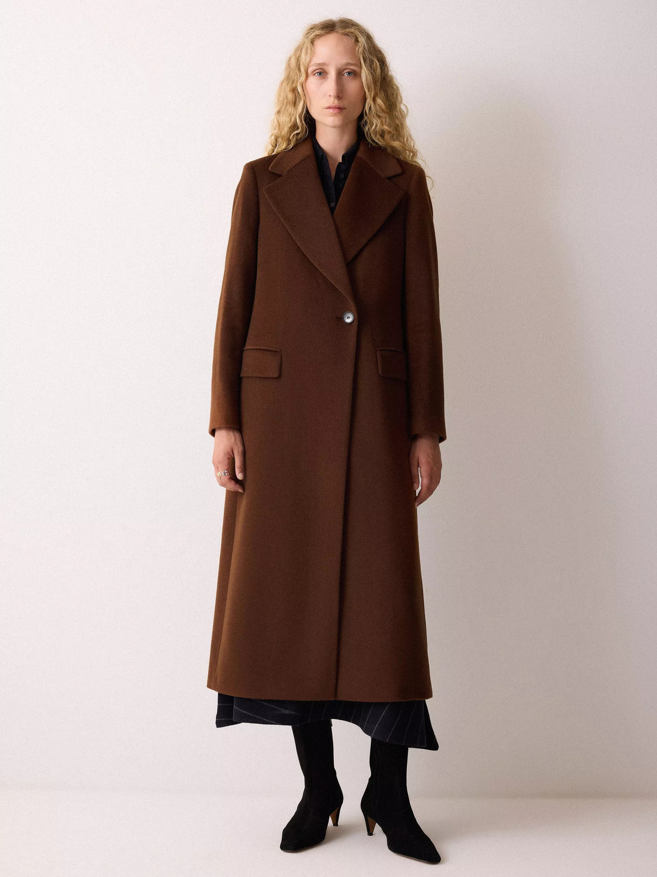 Jigsaw Pure Wool Maxi City Coat | John Lewis (UK)
