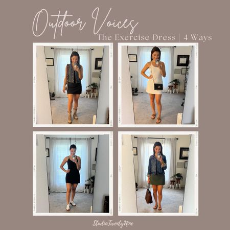 Outdoor Voices exercise dress styled four ways

#LTKfit #LTKstyletip