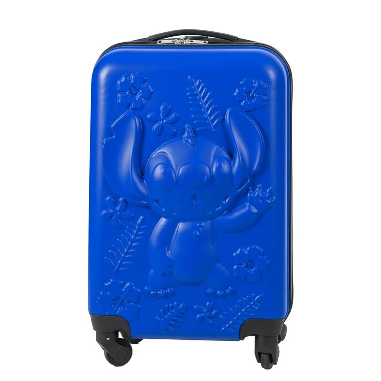 Disney Lilo and Stitch kid's 20" Embossed Luggage -Blue | Walmart (US)
