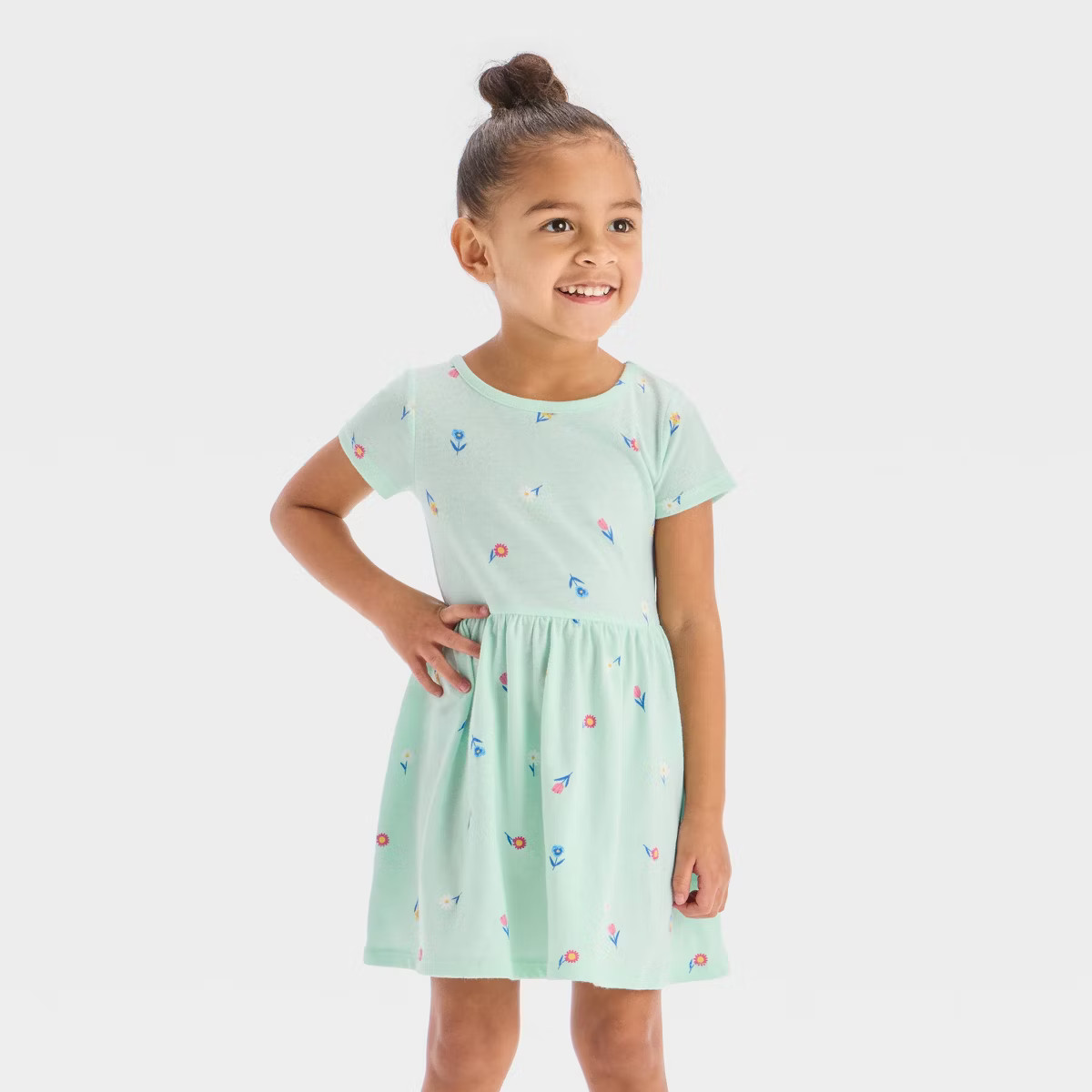 Toddler Girls' Short Sleeve Dress - Cat & Jack™ | Target