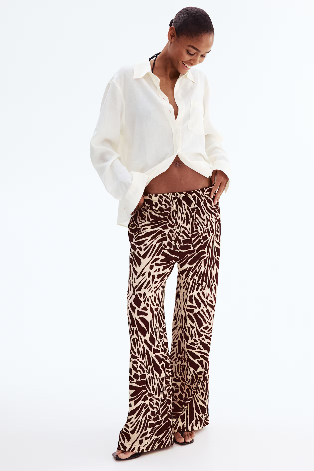 Textured Jersey Pants | H&M (US + CA)