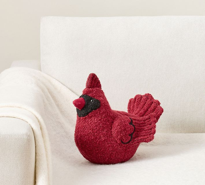 Cardinal Shaped Pillow | Pottery Barn (US)