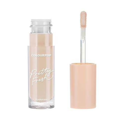 ColourPop Pretty Fresh Creamy Concealer - Full Coverage Concealer with a Natural Finish - Formulated with Hyaluronic Acid & Coconut Water for Instant Hydration - Light - 45W (0.3 oz) | Amazon (US)