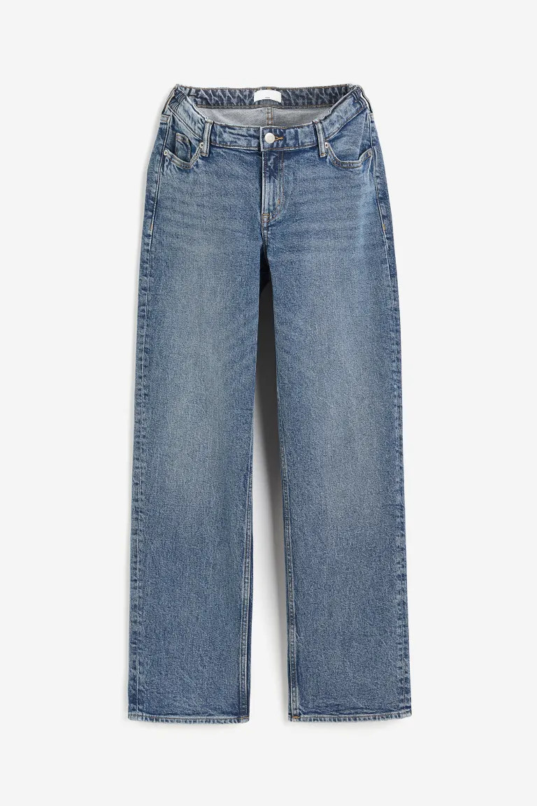 MAMA Wide Low Jeans Before & After | H&M (FR, IT, ES, PT, BE)