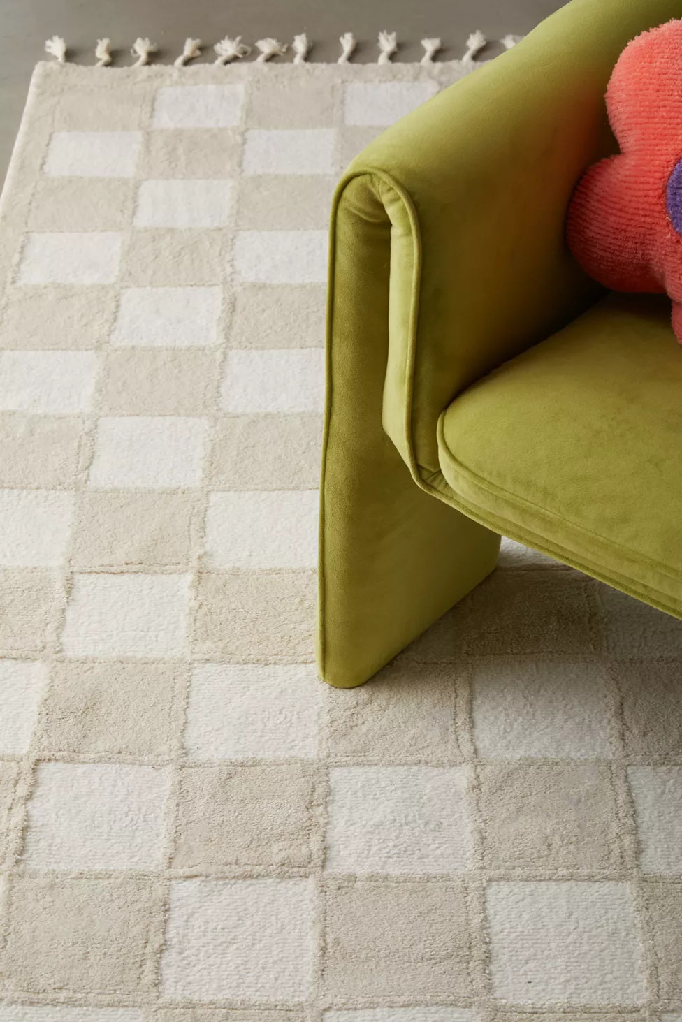 Tiko Checkerboard Hilo Tufted Rug | Urban Outfitters (US and RoW)