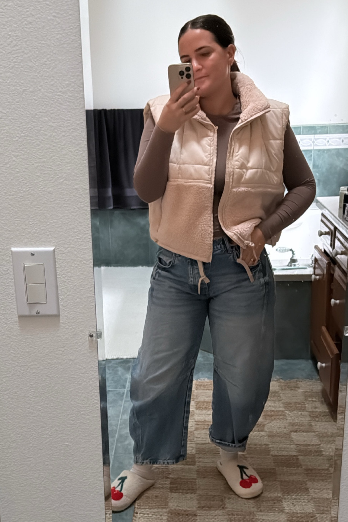 Medium in shirt & vest

#LTKSeasonal #LTKFindsUnder100 #LTKHoliday