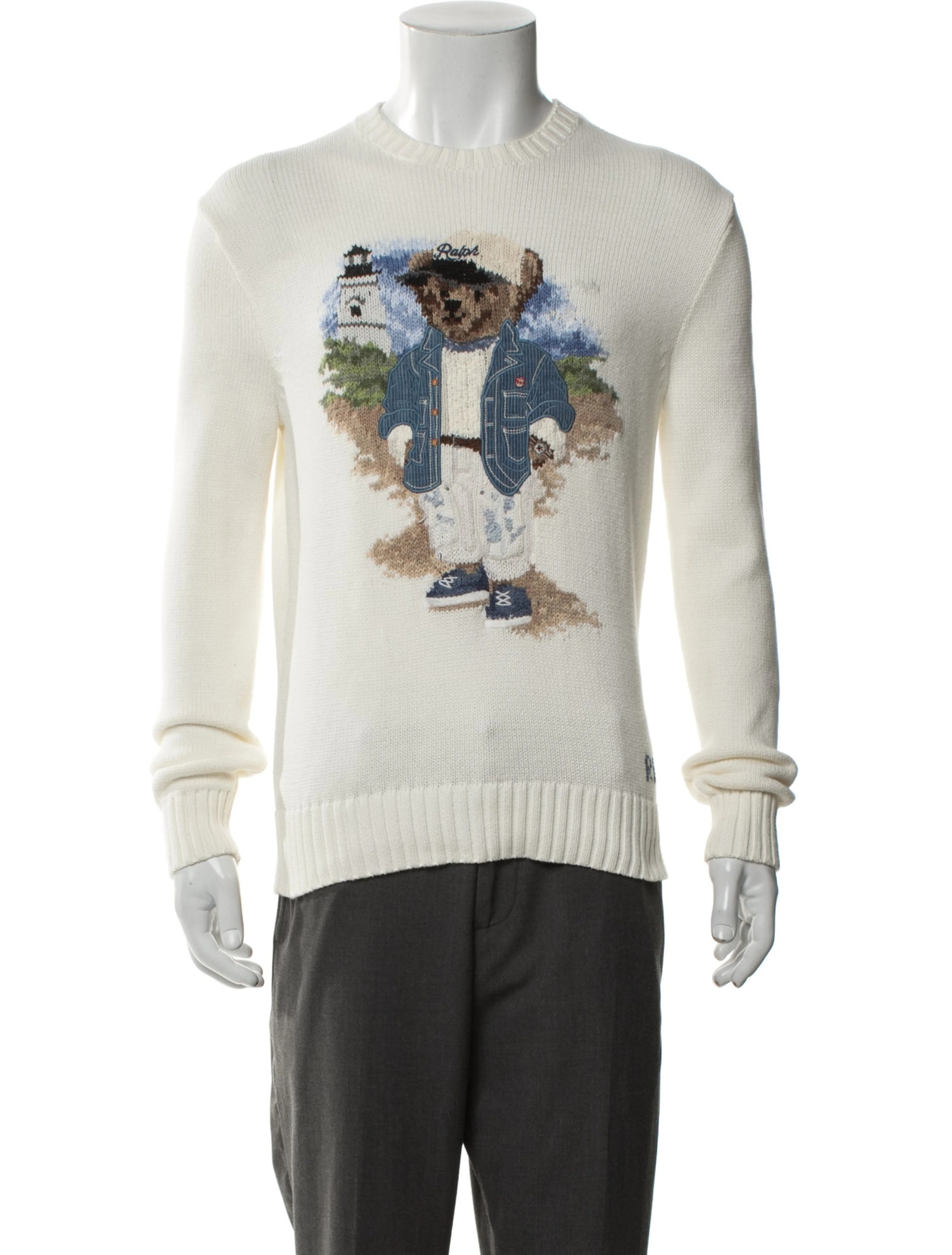 Graphic Print Crew Neck Pullover | The RealReal