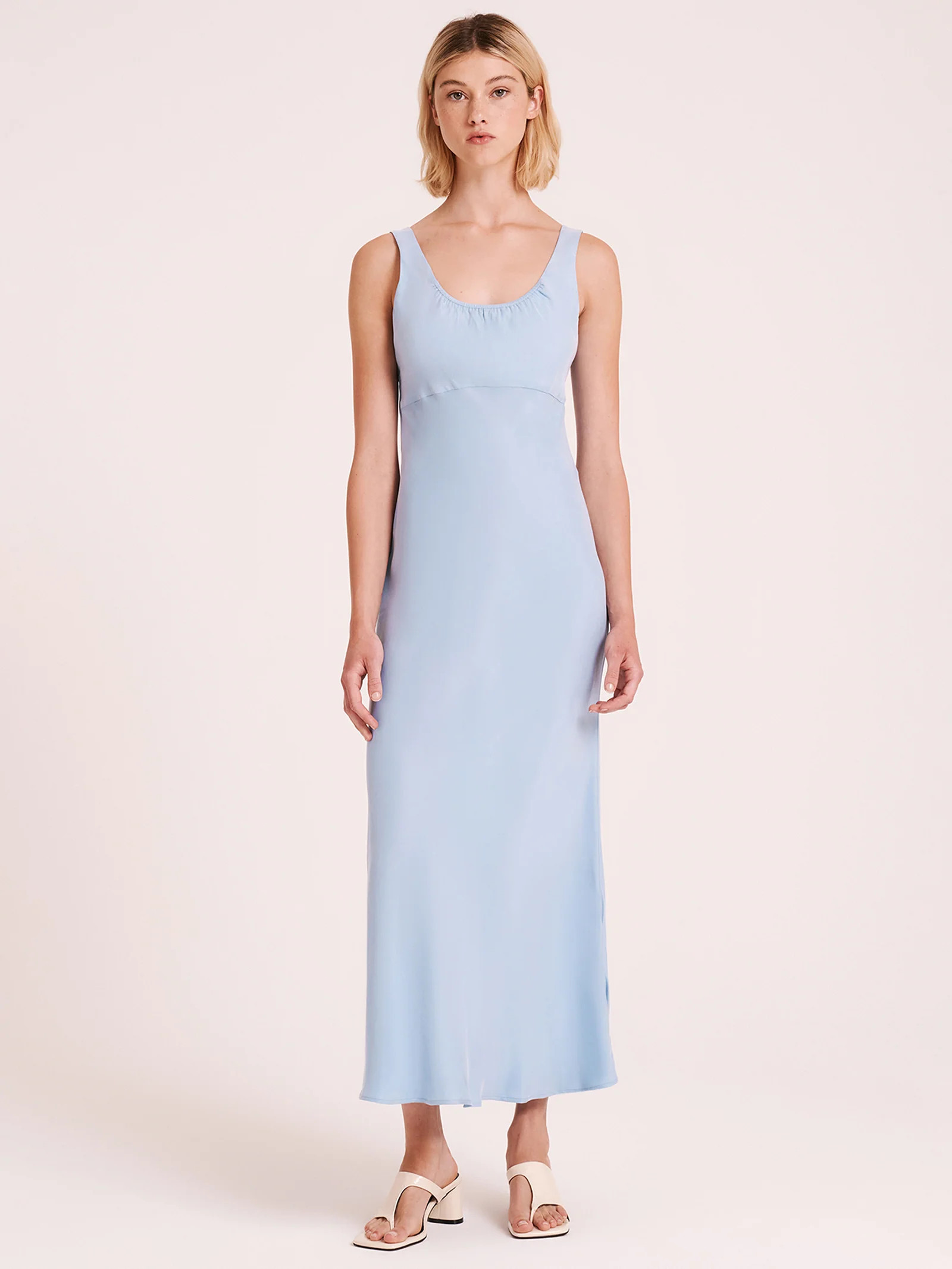 Nude Lucy - Hayz Cupro Dress in Sky Blue | Glue Store (Australia & NZ)