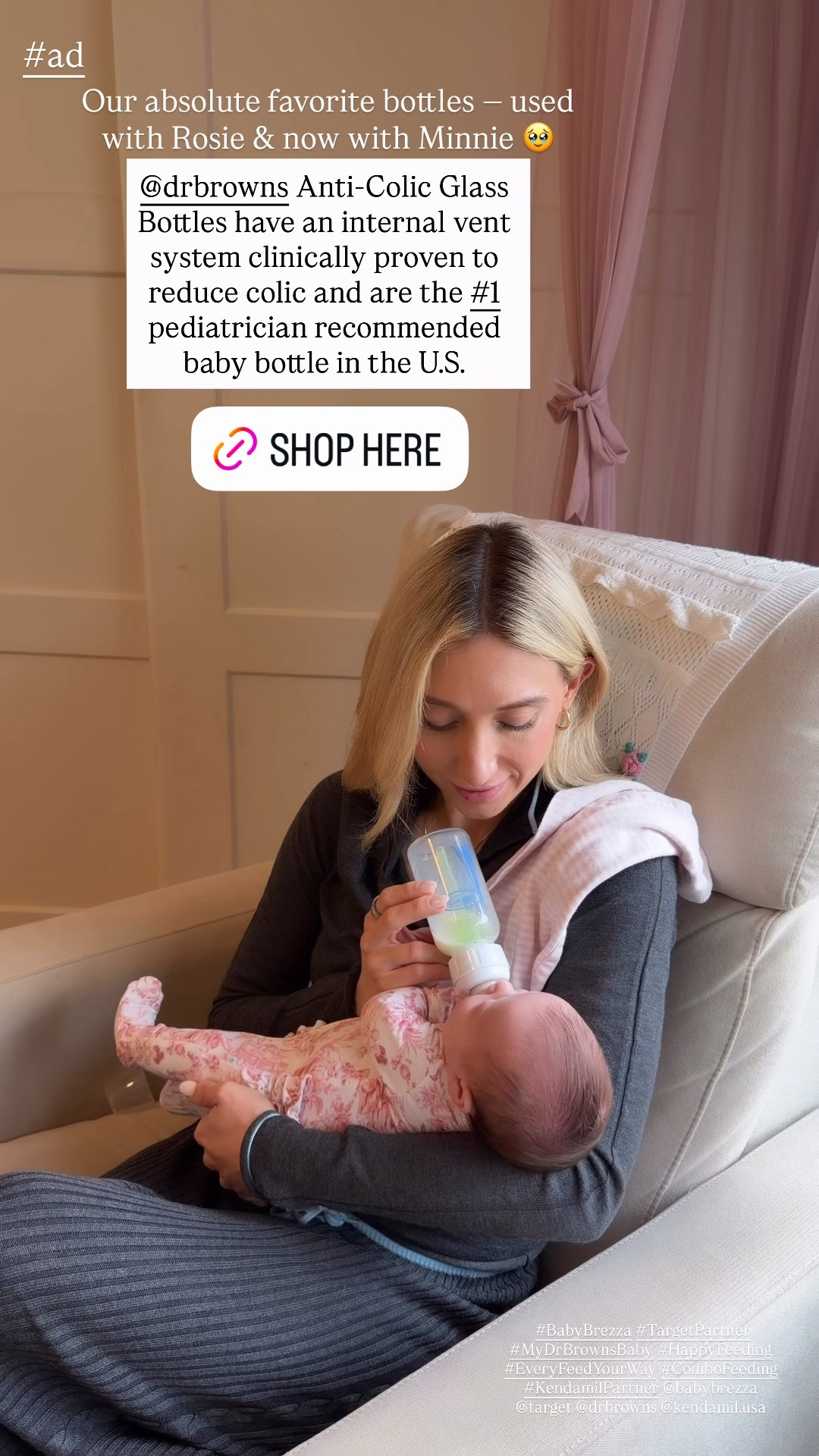 #ad All my favorite finds from Target to make combo feeding a bit easier! The Dr. Brown’s bottles have been a game changer with her tummy.  #BabyBrezza #TargetPartner #MyDrBrownsBaby #HappyFeeding #EveryFeedYourWay #ComboFeeding #KendamilPartner @babybrezza @target @drbrowns @kendamil.usa
