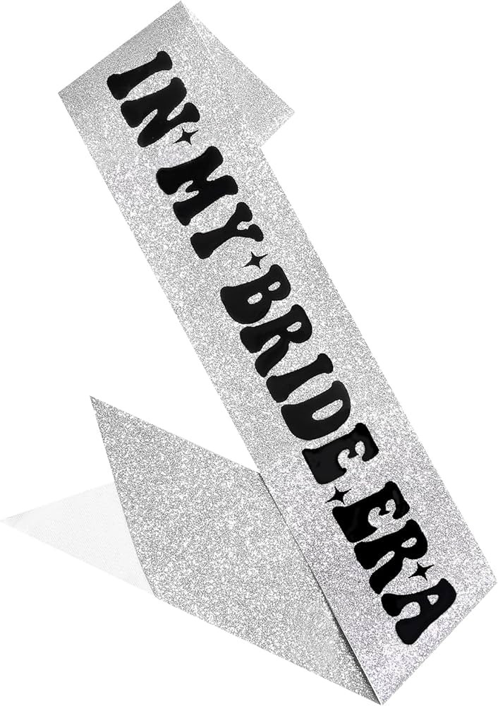 in My Bride Era Sash - Bachelorette Party Decorations, Bride to Be Sash, Bachelorette Party Sash,... | Amazon (US)