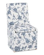 21.5x36.5 Floral Slipcover Dining Chair | TJ Maxx