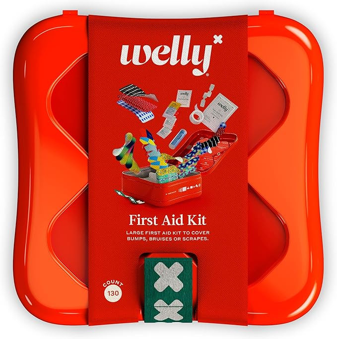 Welly First Aid Kit - Bravery Badges in Flexible Fabric and Waterproof, Tape and Non-Stick Pads, ... | Amazon (US)