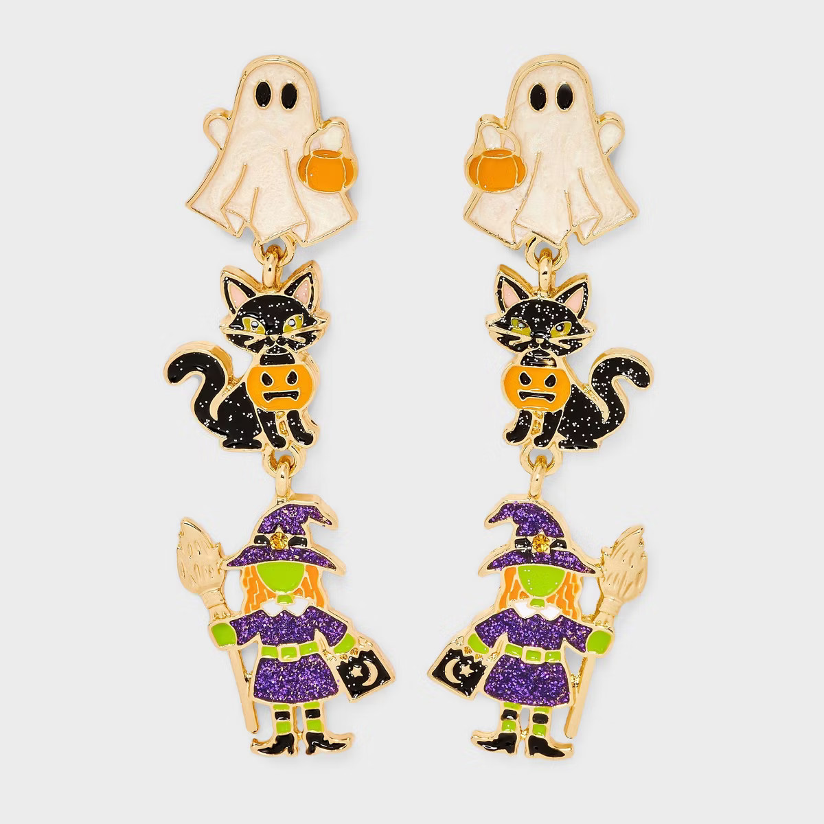 SUGARFIX by BaubleBar Paranormal Activity Earrings - Beige/Orange/Green/Purple | Target