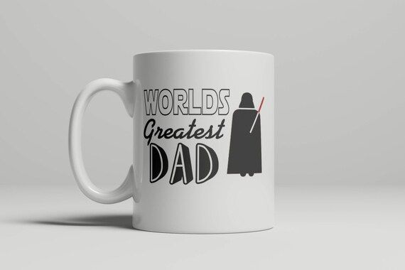 Worlds Greatest Dad Darth Vader Mug, dad mug, fathers day gift, gift for him, announcement gift, dou | Etsy (US)