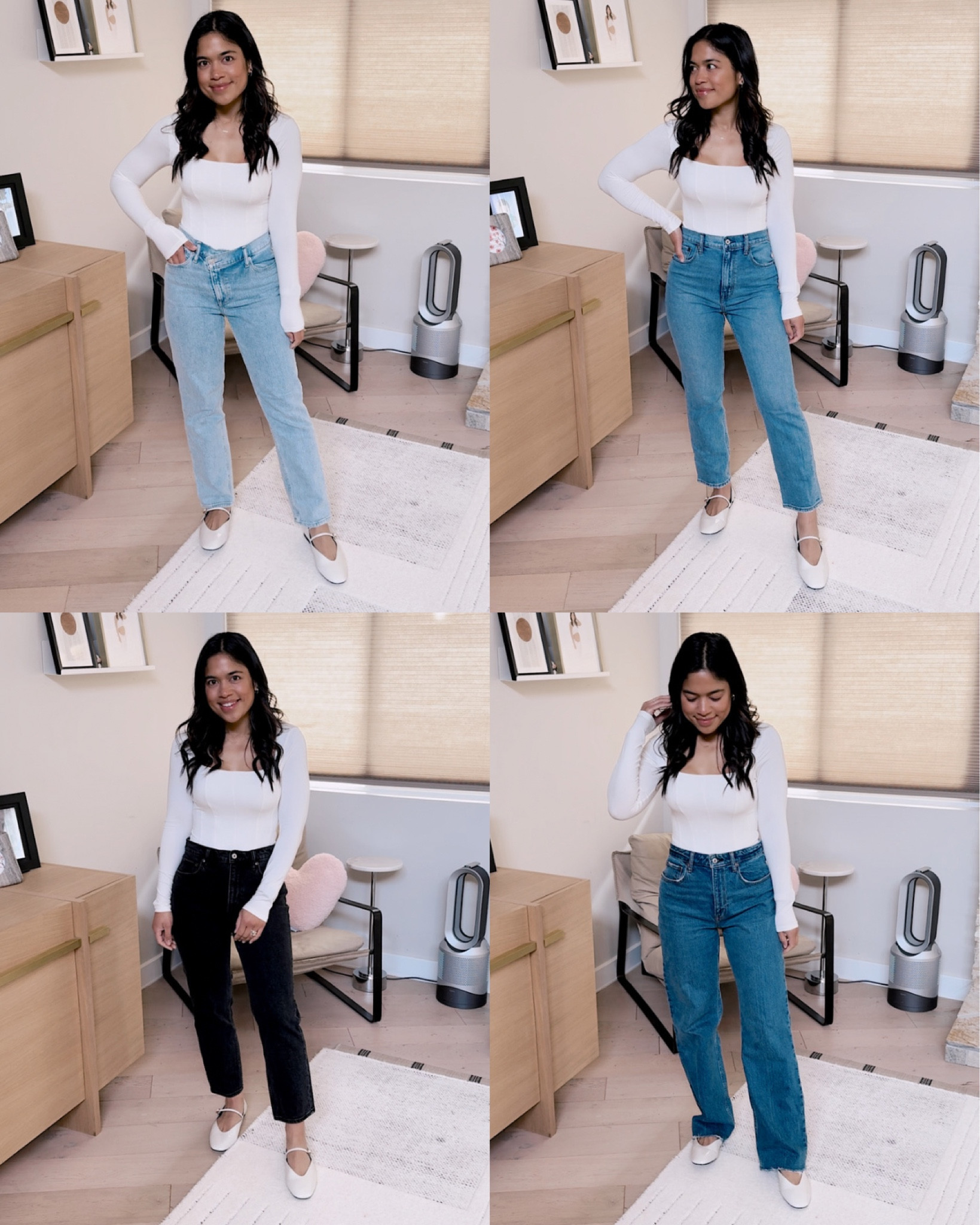 Abercrombie semi-annual denim event! 25% off all denim + extra 15% off with code DENIMAF !! I’m wearing curve love and my true size in regular length! I am 5’3” for reference! These jeans feel like $200 pair jeans for under $80!!! 

#LTKfindsunder100 #LTKsalealert #LTKMostLoved