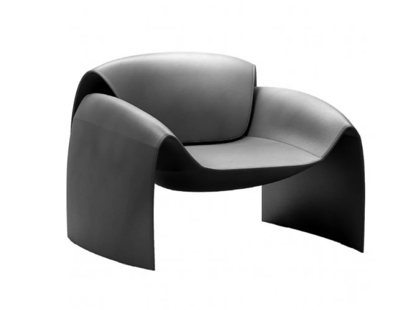 Larchmere Faux Leather Armchair | Wayfair North America