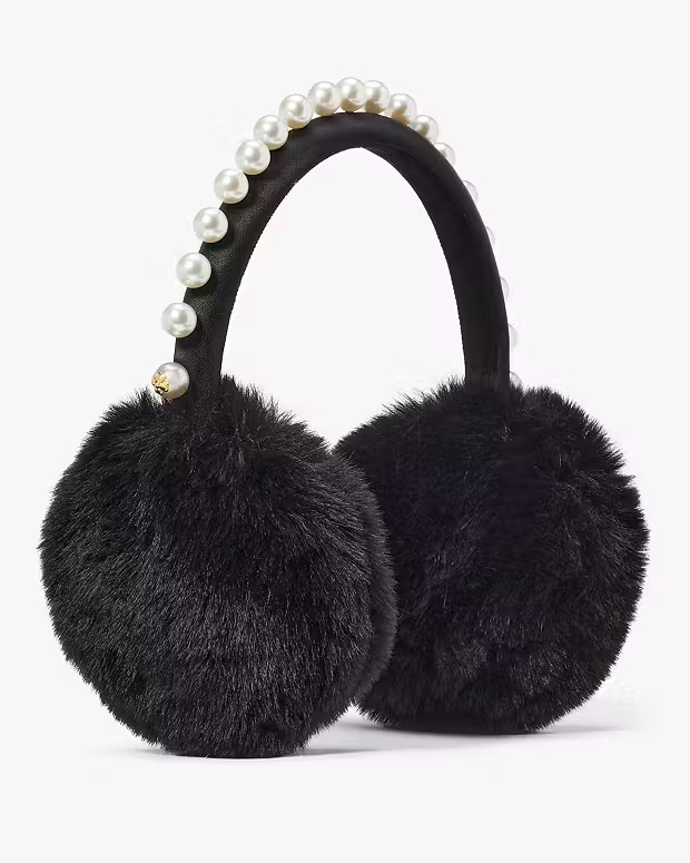 Pearl Embellished Earmuffs | Kate Spade (US)