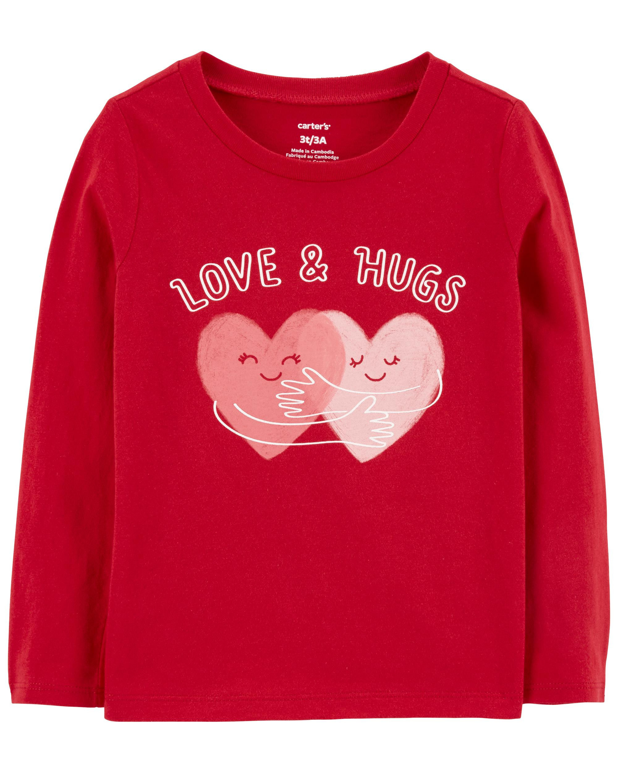 Toddler Love & Hugs Jersey Tee | Carter's
