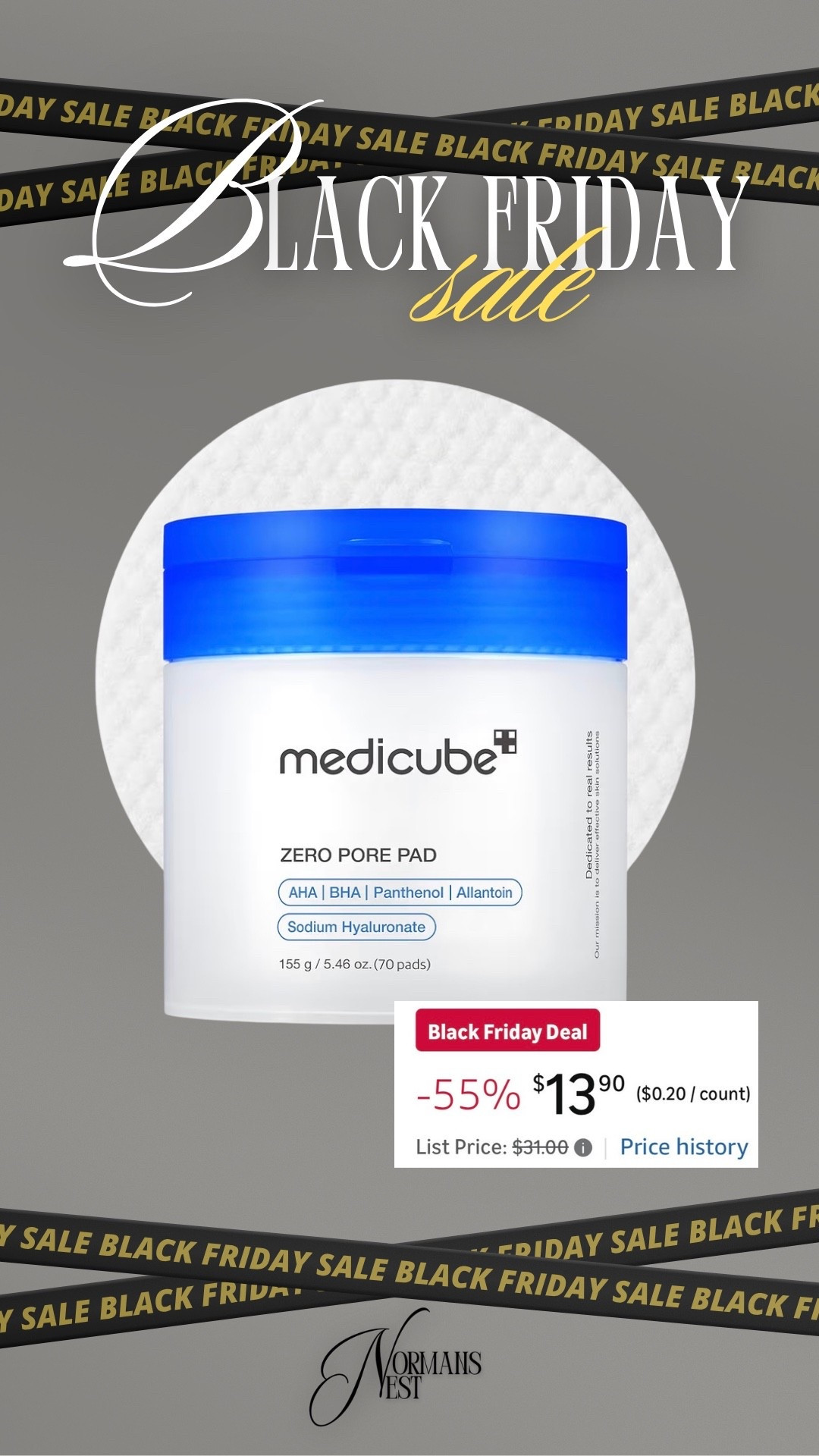 Lowest price on these medicube toner pads. I start every day with one of these!

#LTKGiftGuide #LTKCyberWeek #LTKHoliday