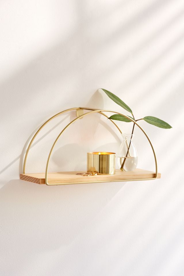 Darby Half Circle Wall Shelf | Urban Outfitters (US and RoW)