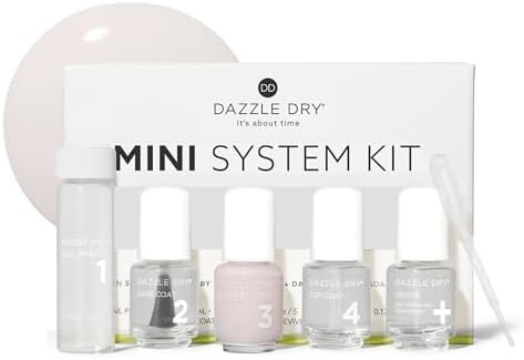 Dazzle Dry Mini Kit 4 Step System - Prima Ballerina, a sheer and milky delicate pink that makes a... | Amazon (US)