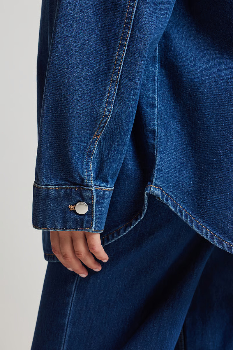 Organic Denim Overshirt | Stylerunner