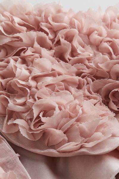 Bolero Covered with Chiffon Flowers - Dusty pink - Kids | H&M US | H&M (US + CA)