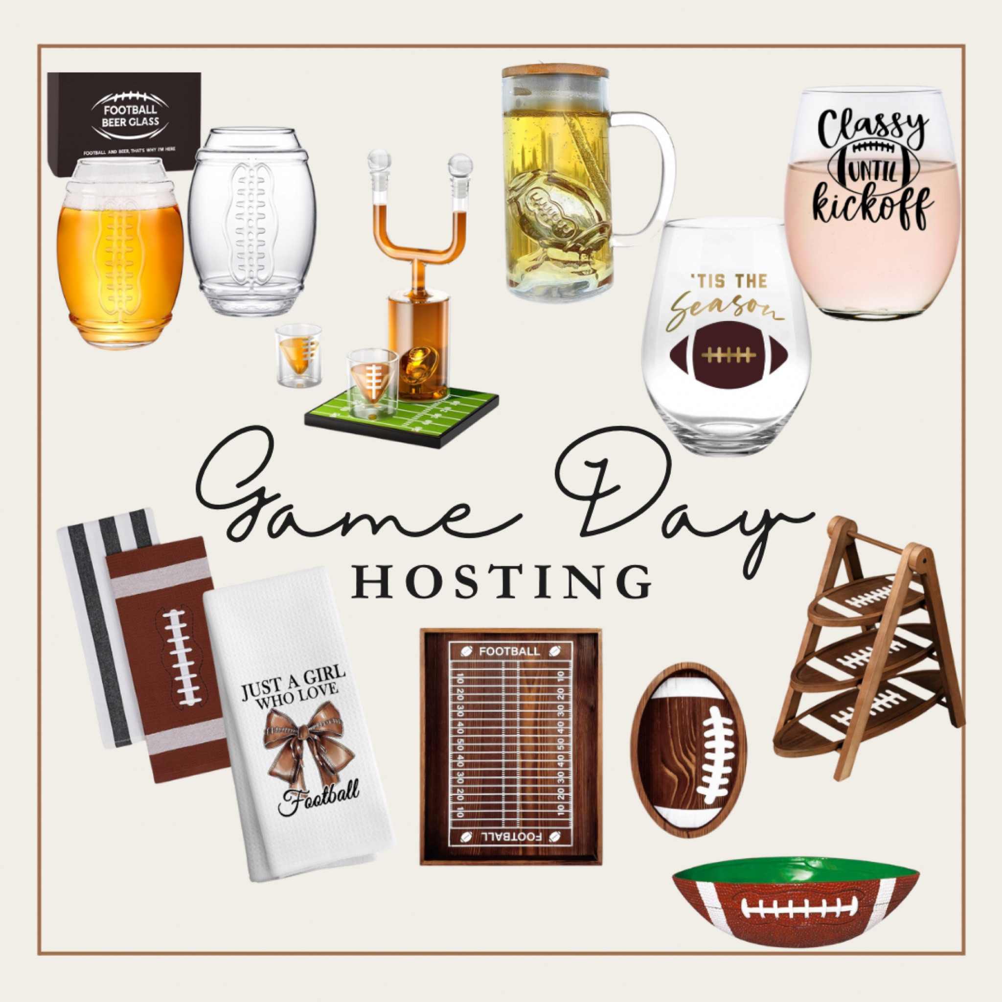 Fun festive Super Bowl Sunday kitchenware. Hosting game day? I got you covered. 

#LKTHostingFootball
#LTKHostingGameDay


#LTKParties #LTKSeasonal #LTKMens