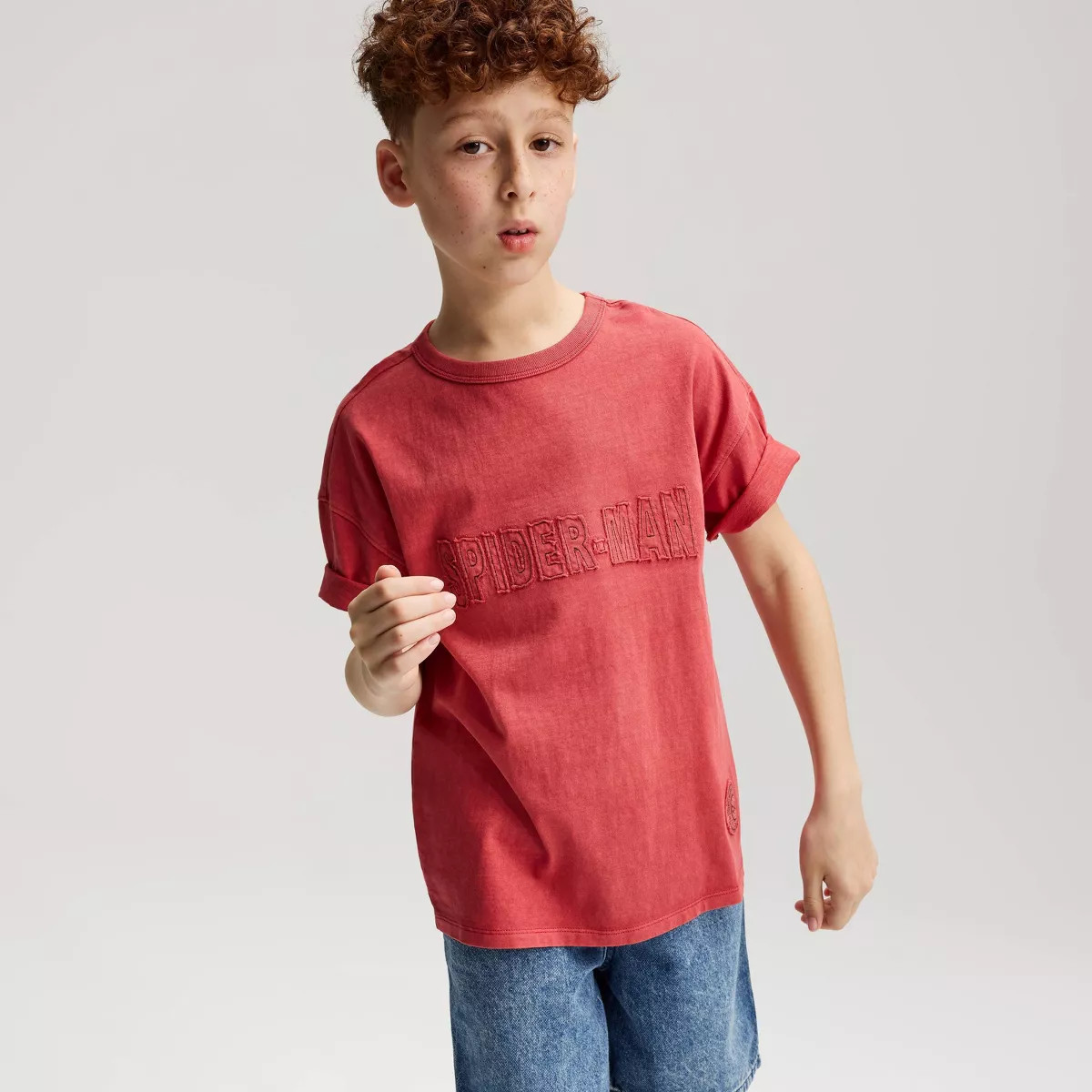 Boys' Short Sleeve Spider-Man Graphic T-Shirt - Cat & Jack\u2122 Dark Red | Target