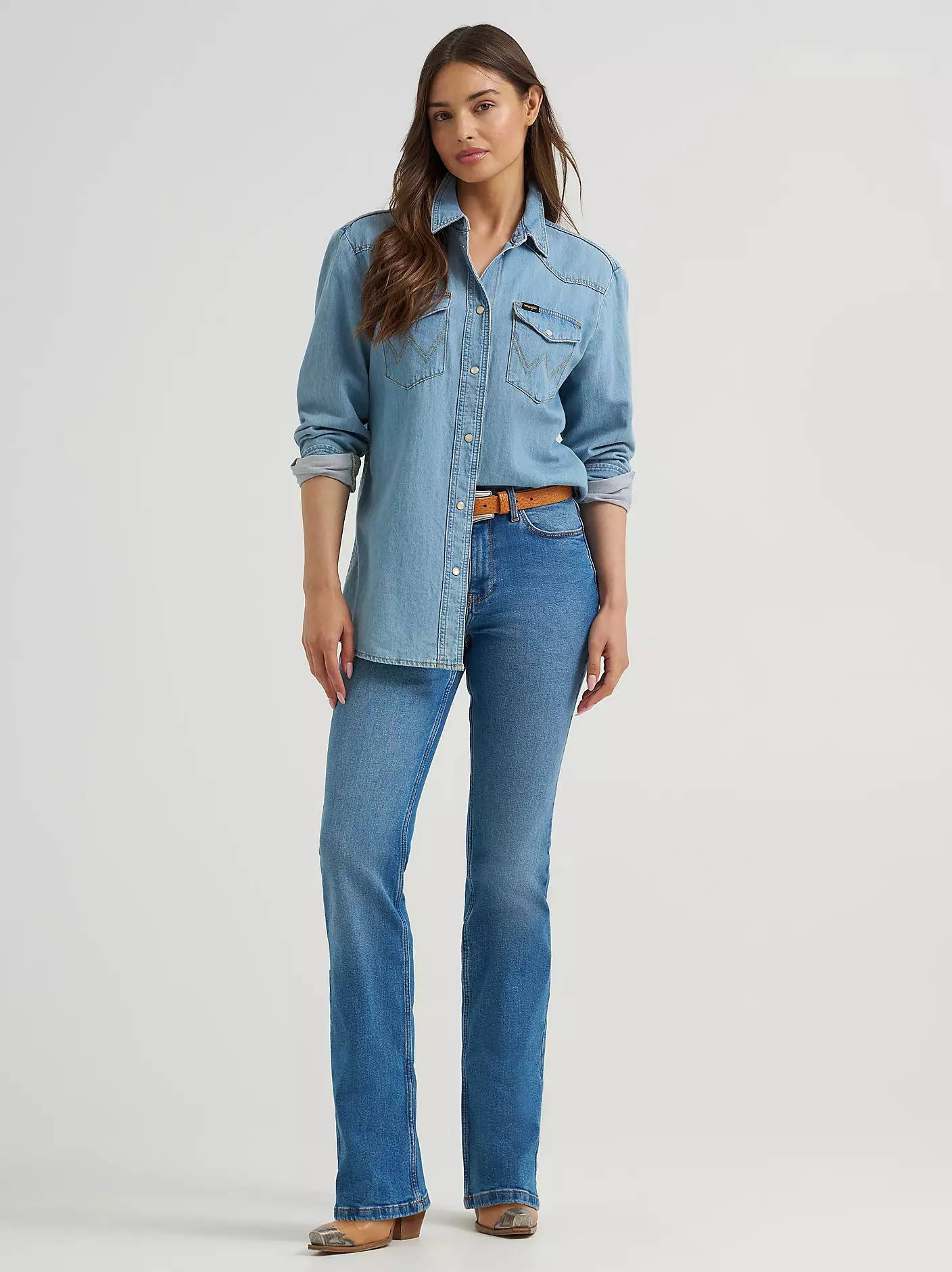 Women's Boyfriend Denim Shirt | Wrangler