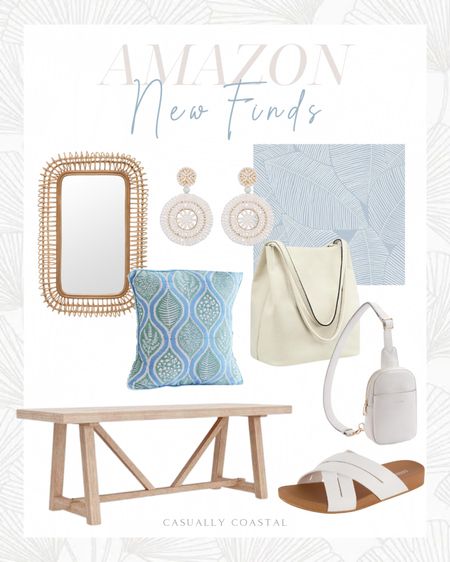 Amazon New Finds

Amazon home, amazon style, sandals, amazon sandals, amazon table, amazon wallpaper, coastal wallpaper, coastal home, coastal decor, amazon mirror, amazon jewelry, amazon pillows, coastal pillows, beach decor, amazon purse, beaded drop earrings, hoop dangle earrings, throw pillow cover, accent pillows, amazon accent pillows, rattan coiled rectangular wall mirror, amazon mirror, coastal mirror, rectangular dining table, amazon dining table, soft genuine leather tote, magnetic snap closure purse, peel and stick wallpaper, sling bag, crossbody bag, cushionaire cross band footbed slide sandal 

#LTKFindsUnder100 #LTKFindsUnder50 #LTKHome
