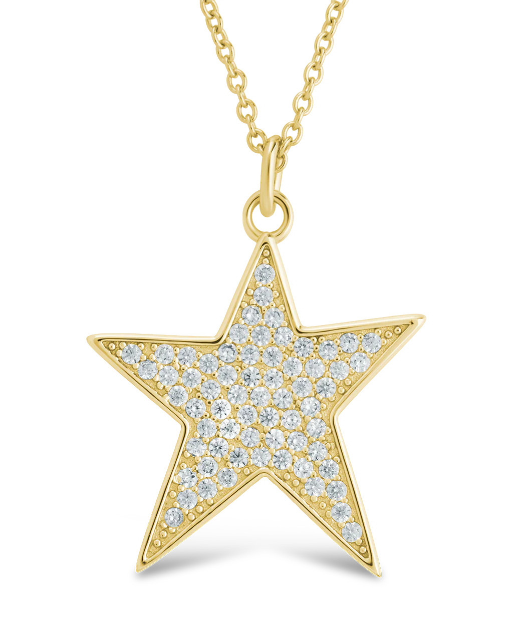 Pave CZ Star Pendant | Sterling Forever