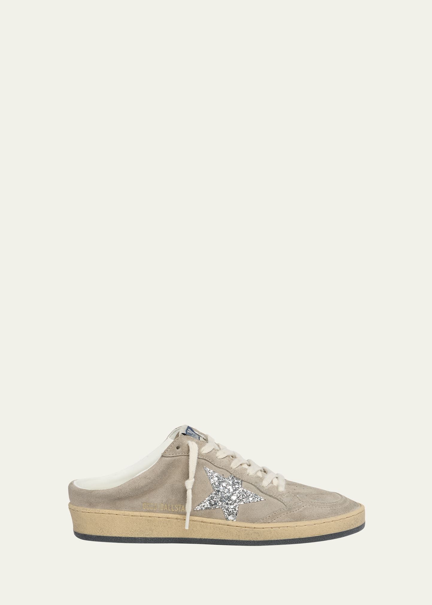 Golden Goose Ballstar Sabot Suede Glitter Slide Sneakers | Bergdorf Goodman